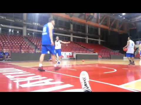 Goran Gajovic - KK Igokea- Zakucavanje na treningu