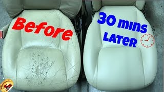 How To Repair The NASTIEST Leather &amp; Vinyl....Back To PERFECT!