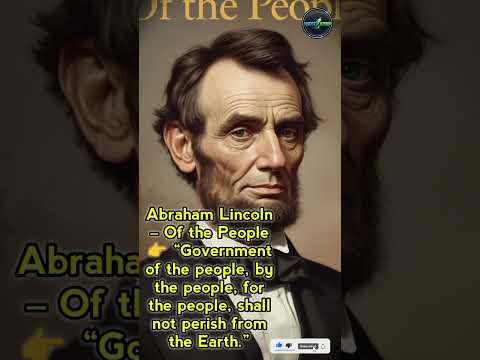 Government of the People – Abraham Lincoln 🏛️ Hashtags: #Lincoln #Motivation #Inspiration #Democracy