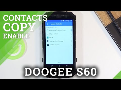 How to Copy Contacts on DOOGEE S60 – Transfer Contacts