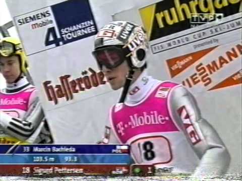 Marcin Bachleda vs Sigurd Pettersen  - TCS Oberstdorf 29.12.2002