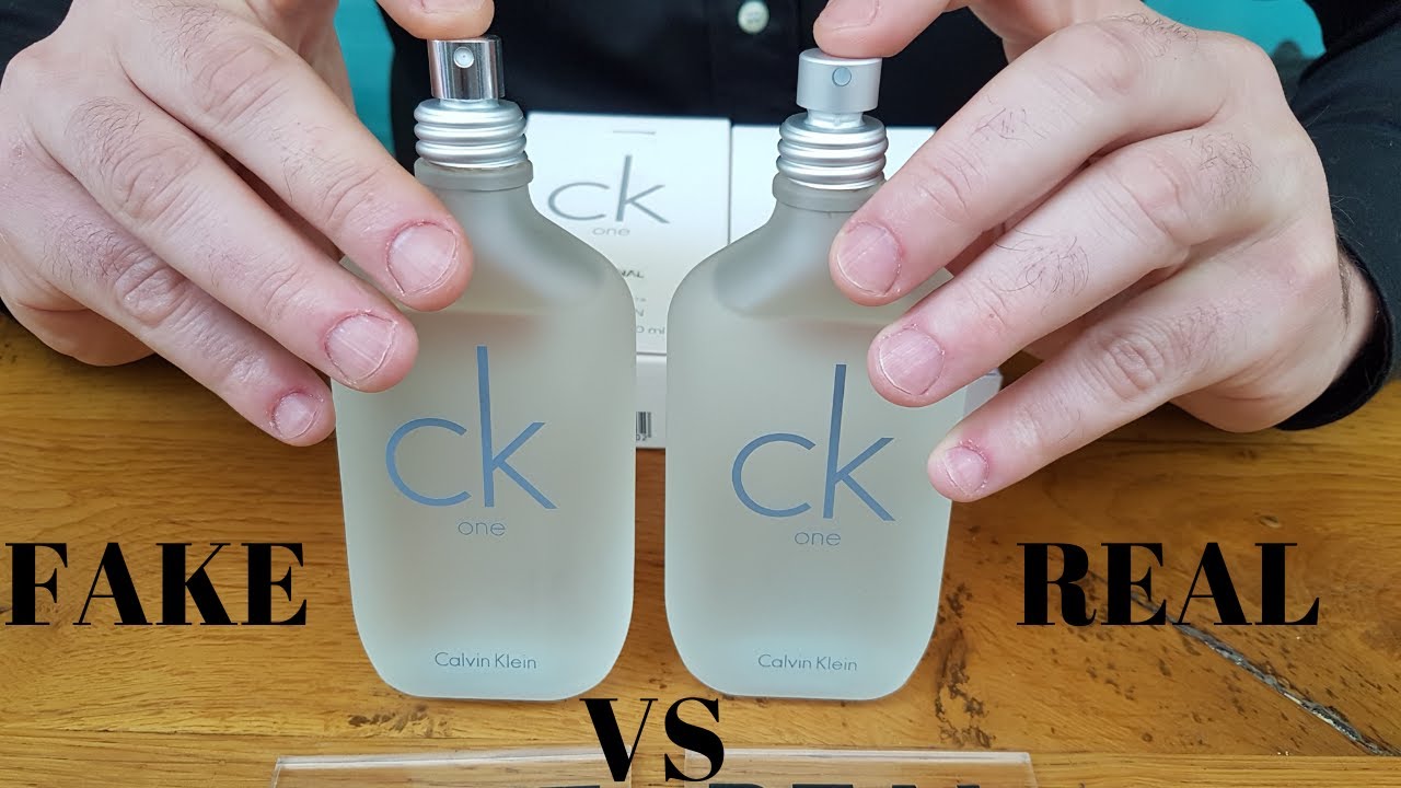 Fake vs Real Calvin Klein One Perfume 100 ML