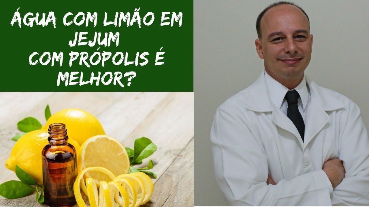 Água com Limão em Jejum Faz Bem E com Própolis || Dr. Moacir Rosa