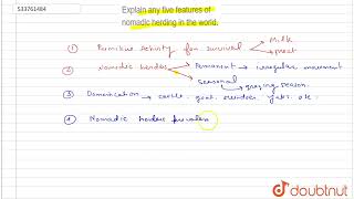 Explain any five features of nomadic herding in the world. | CLASS 12 | PRIMARY ACTIVITIES | GEO...