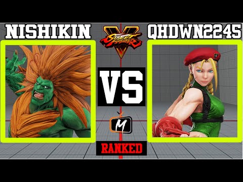 SFV CE 🥋 NISHIKIN (blanka) VS (cammy) qhdwn2245