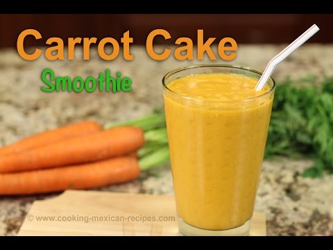 Carrot Cake Smoothie - Healthy And Delicious by Rockin Robin