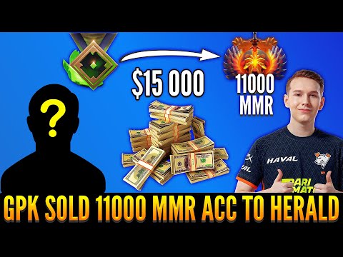 That's What Happens When Herald Play On Top Immortal Ranks - GPK Sold His 11000 Smurf Acc For 15000$