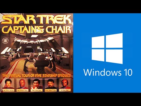 Star Trek Captain's Chair CD-ROM on Windows 10