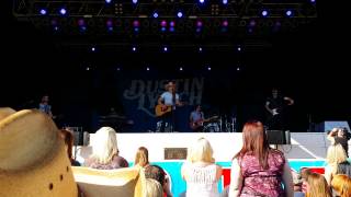 Dustin Lynch - Hurricane (LIVE) - FL Strawberry Festival 03-08-2014
