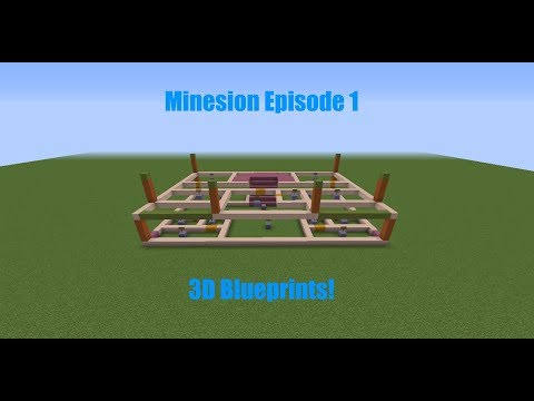 The Ultimate Minecraft Minesion! Mind-Blowing 3D Blueprints!