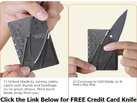 Credit Card Knife | Free Hunting Weapon