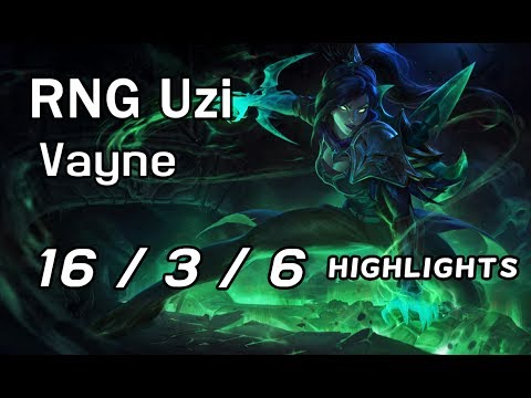 RNG Uzi Vayne 16 / 3 / 6 Highlights | KR Solo Q
