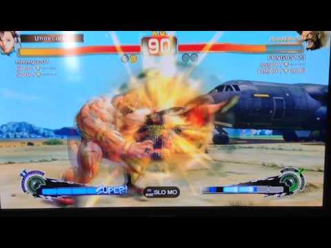 Zangief vs chun li super street fighter 4 arcade edition