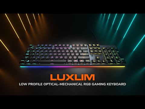 COUGAR LUXLIM - Low Profile Optical Mechanical Gaming Keyboard - COUGAR