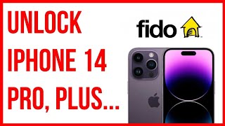Unlock iPhone 14, 14 Plus, 14 Pro, 14 Pro Max Rogers Fido Canada for Free