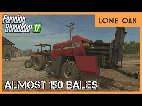 HARVEST IS OVER, TIME TO BALE! | Lone Oak Ep. 20 | FS17