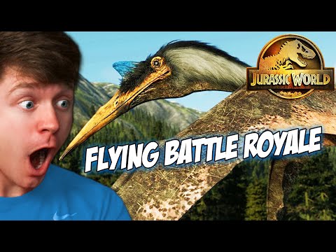 FLYING BATTLE ROYALE in JURASSIC WORLD EVOLUTION 2
