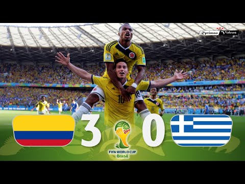 Colombia 3 x 0 Greece ● 2014 World Cup Extended Goals & Highlights HD