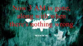 Poets of the fall - 3AM (Lyrics)