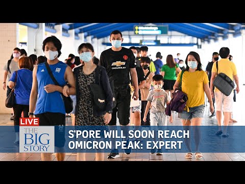 S'pore will soon see Omicron peak as daily cases reach new high, says expert | THE BIG STORY