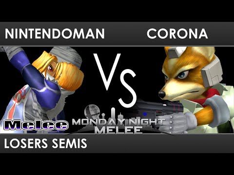 MNM 313 - Nintendoman (Sheik) VS Corona (Fox) - Losers Semis - SSBM