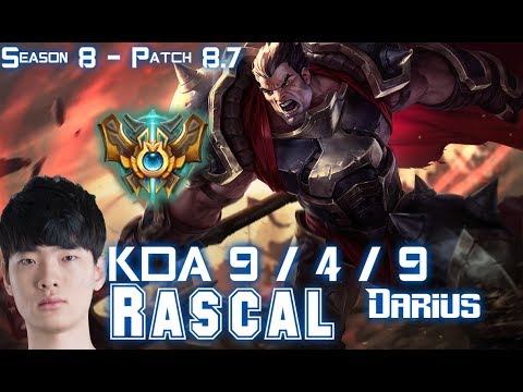 Rascal DARIUS vs KARTHUS Top - Patch 8.7 KR Ranked