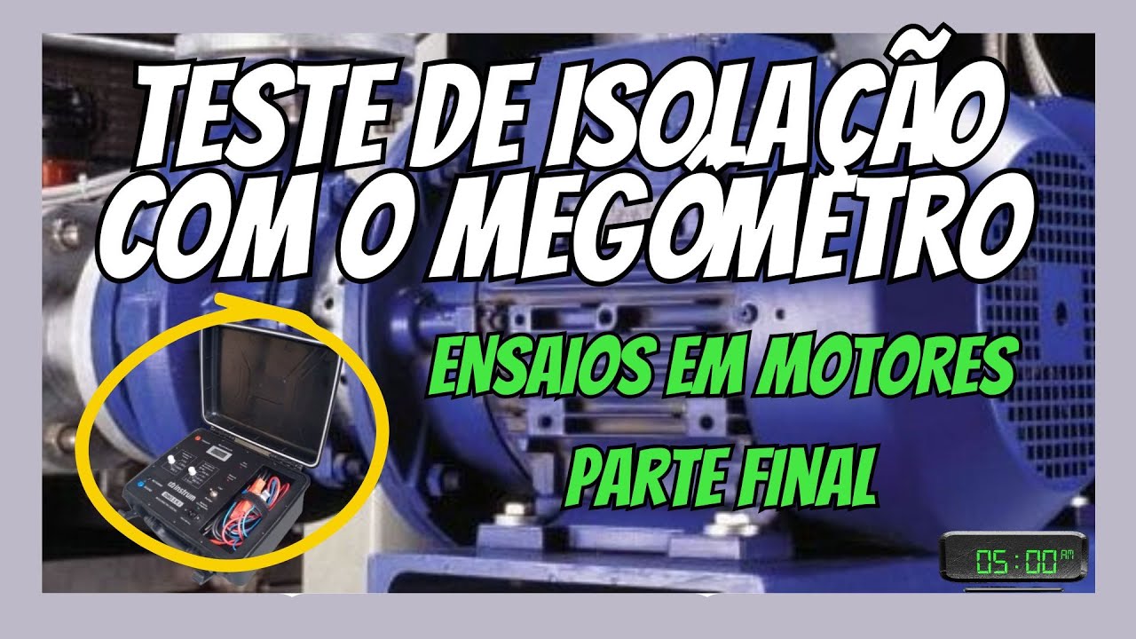 TESTE COM O MEGÔMETRO | ÍNDICES DE POLARIZAÇÃO E ABSORÇÃO
