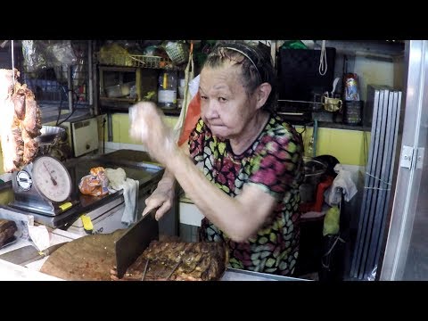 Best Chopping Skills in Chinatown Wet Market. Singapore Street Food