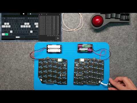 ErgoSNM Rev3.0 Wireless Test-5 (QMK+NCS+PMW3360)