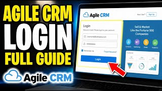 How to login to Agile CRM for lead pipeline management - Full Guide