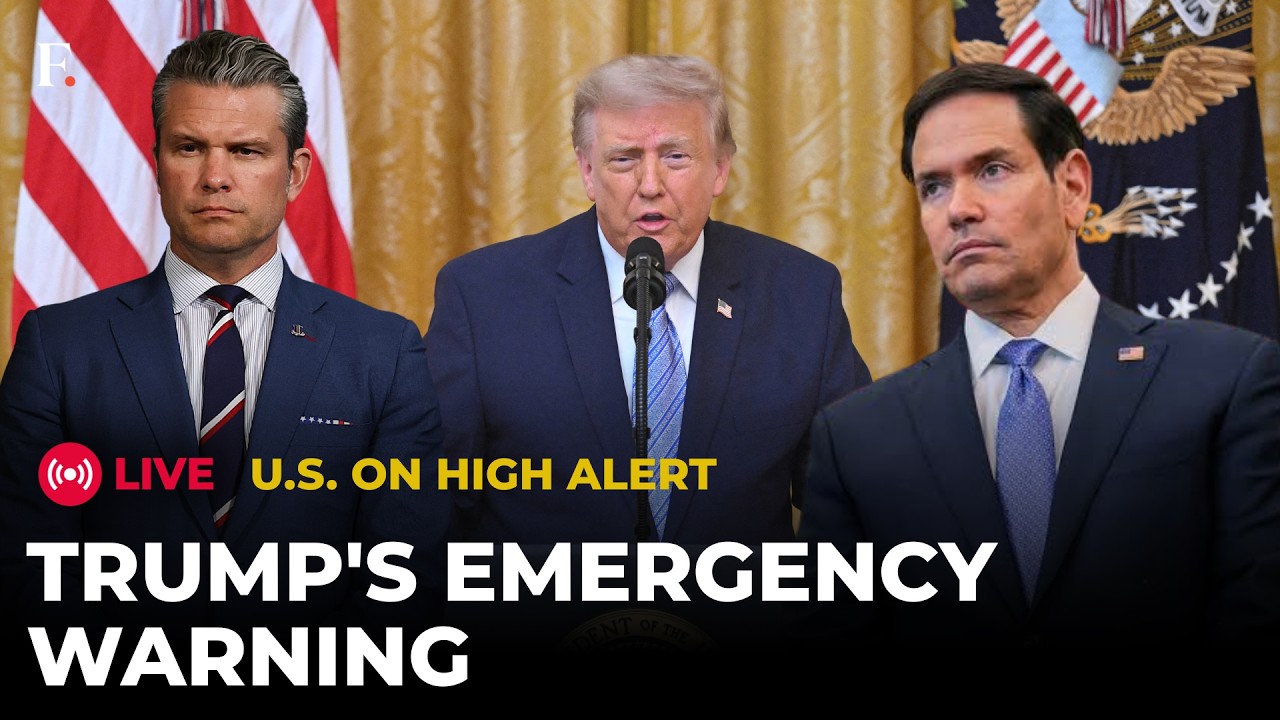 Trump's Emergency Announcement LIVE | US On High Alert? Trump Issues Urgent Warning