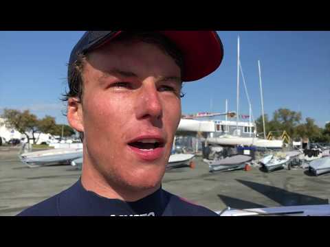 2018 Laser Senior Europeans - Day 4 - Michael Beckett GBR
