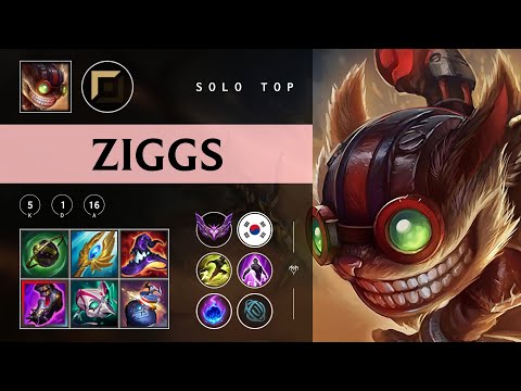 Ziggs Top vs Neeko - KR Master Patch 25.23