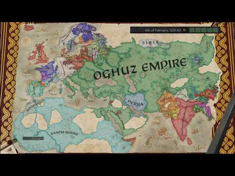 CK3 Timelapse but Daurama Daura is an immortal 100 stat woman