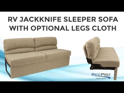 RV Jackknife Sleeper Sofa with Optional Legs Cloth