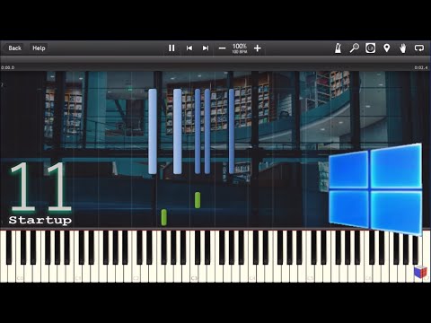 WINDOWS 11 SOUNDS IN SYNTHESIA (Unofficial) [Piano Tutorial]