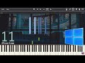 WINDOWS 11 SOUNDS IN SYNTHESIA Unofficial Piano Tutorial