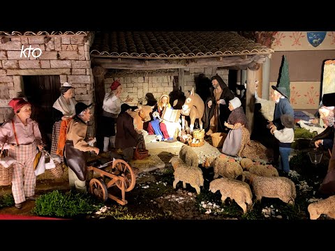 Une crèche provençale au coeur de Notre-Dame de Paris