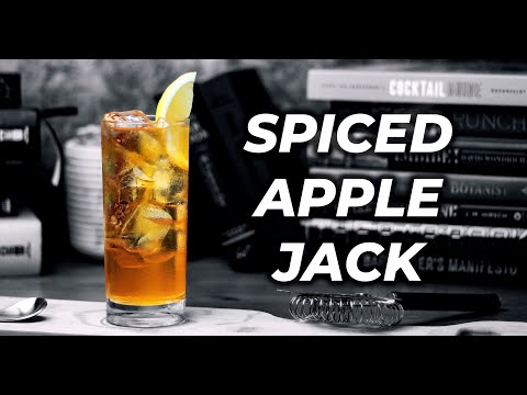 Spiced Apple Jack with Jack Daniels and Disaronno