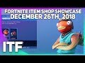 Fortnite Item Shop *NEW* FISH SKIN!? [December 26th, 2018] (Fortnite Battle Royale)