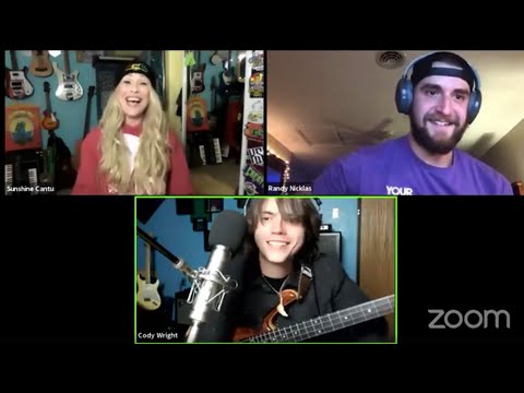 Cody Wright - Live Zoom interview with Sunshine Cantu and Bass Bandicoot April 18 2021
