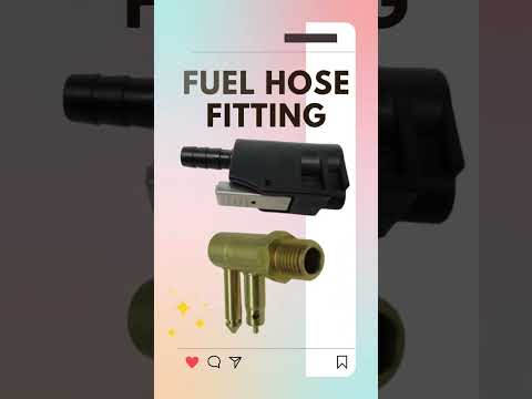 FUEL HOSE FITTING // Boat FUEL HOSE FITTING // Marine Hardware FUEL HOSE FITTING // Plastic + Brass