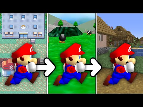 Mario is now in Non-Stop Mode - Pokemon x Minecraft x SM64 Randomizer