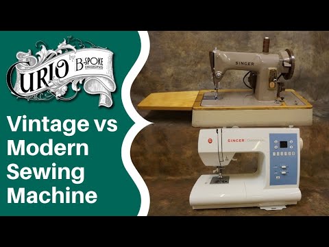 Vintage Versus Modern Sewing Machines