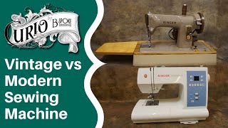 Vintage Versus Modern Sewing Machines