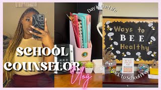 A Day in The Life: School Guidance Counselor Vlog | Back To School Prep Pt 2.