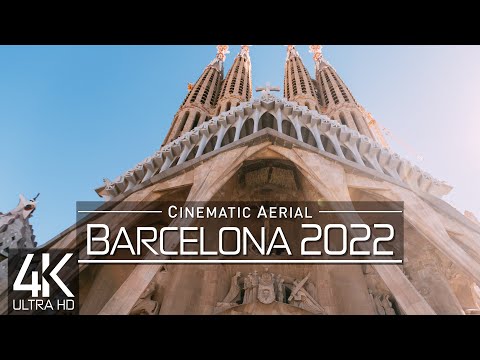 【4K】🇪🇸 Barcelona from Above 🔥 CATALONIA 2022 🔥 Cinematic Wolf Aerial™ Drone Film