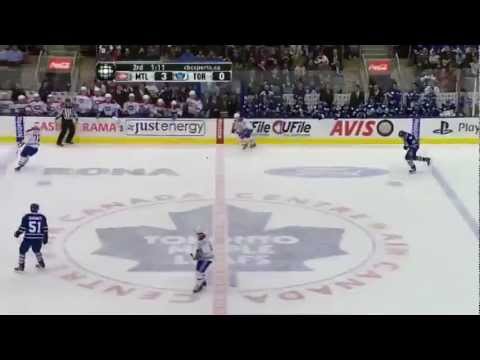 Spectacular goal by Lars Eller against the Maple Leafs!