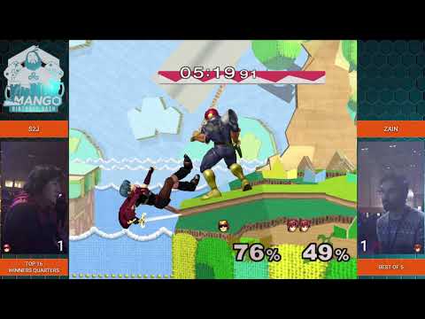 Mang0's Birthday Bash - S2J (Captain Falcon) vs Zain (Marth) - Winners Quarterfinals