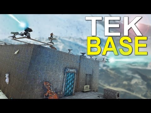 UPGRADING OUR BASE TO TEK -  Ark Extinction (Official Small Tribe Pvp) - Ep. 7